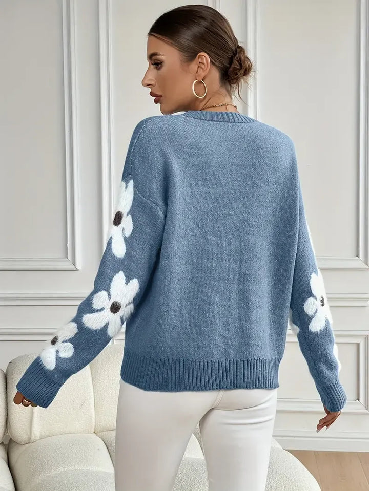 Amber | Floral Sweater for Women