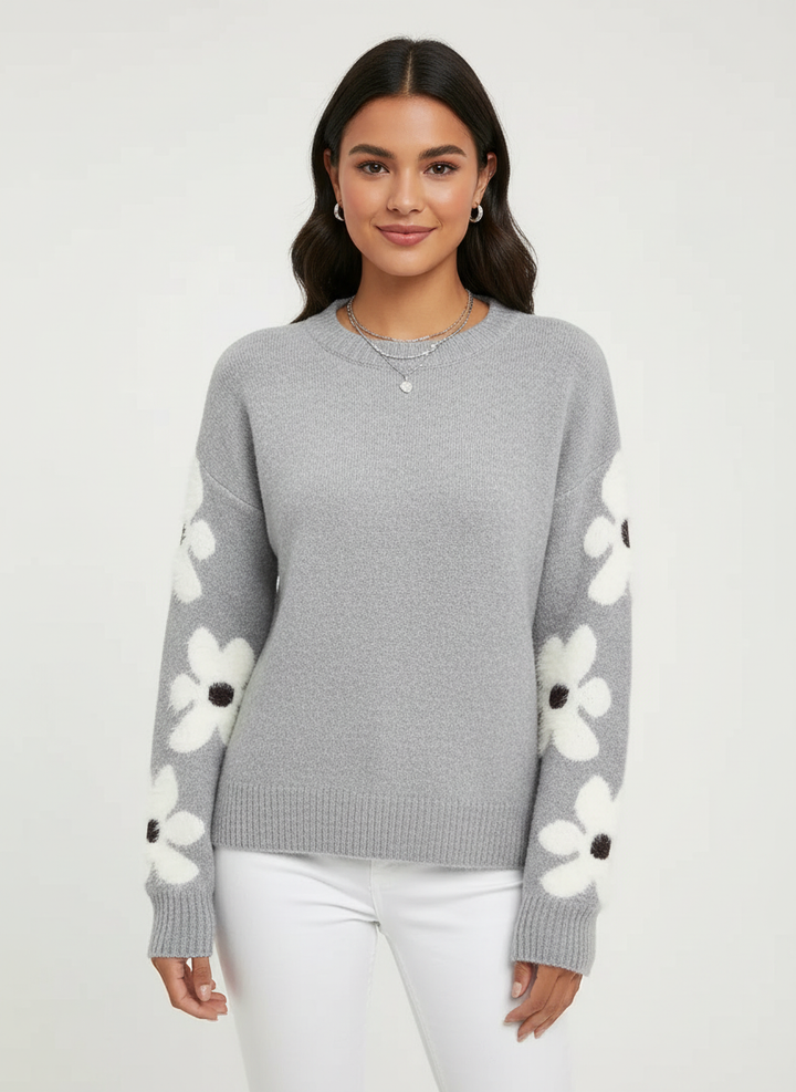Amber | Floral Sweater for Women