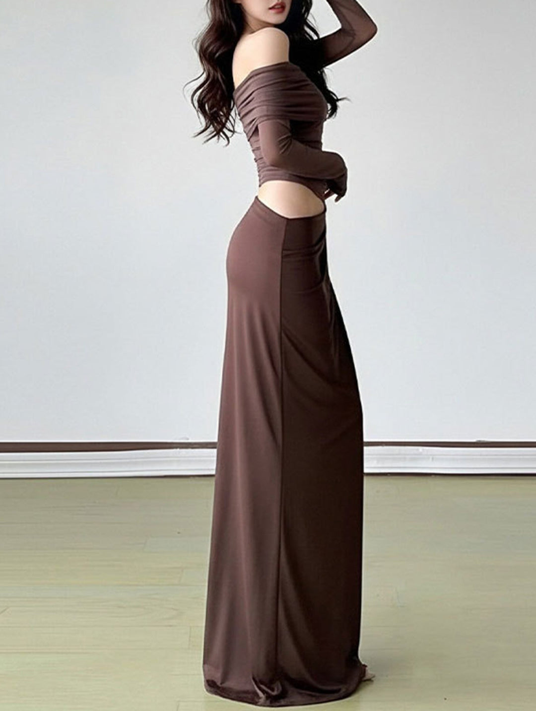 French-style elegant slim-fit dress – White Dress
