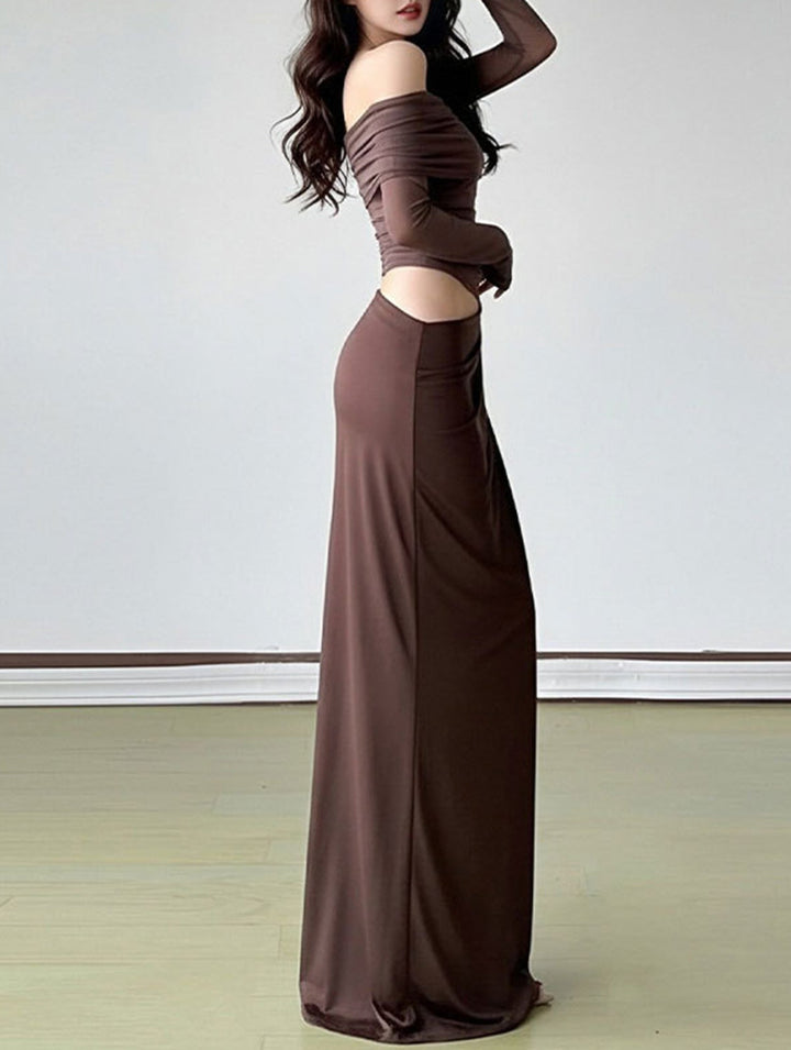 French-style elegant slim-fit dress – White Dress