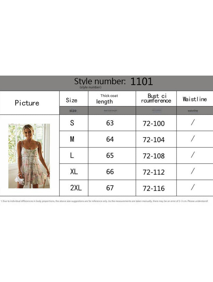 Resort Style Print High-End short dress – White Dress