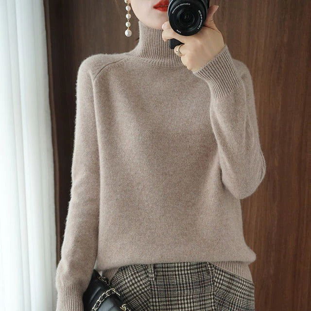 Riley | Cashmere Turtleneck Sweater for Women