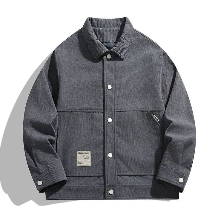 Madeline | Button-Front Corduroy Trucker Jacket for Women