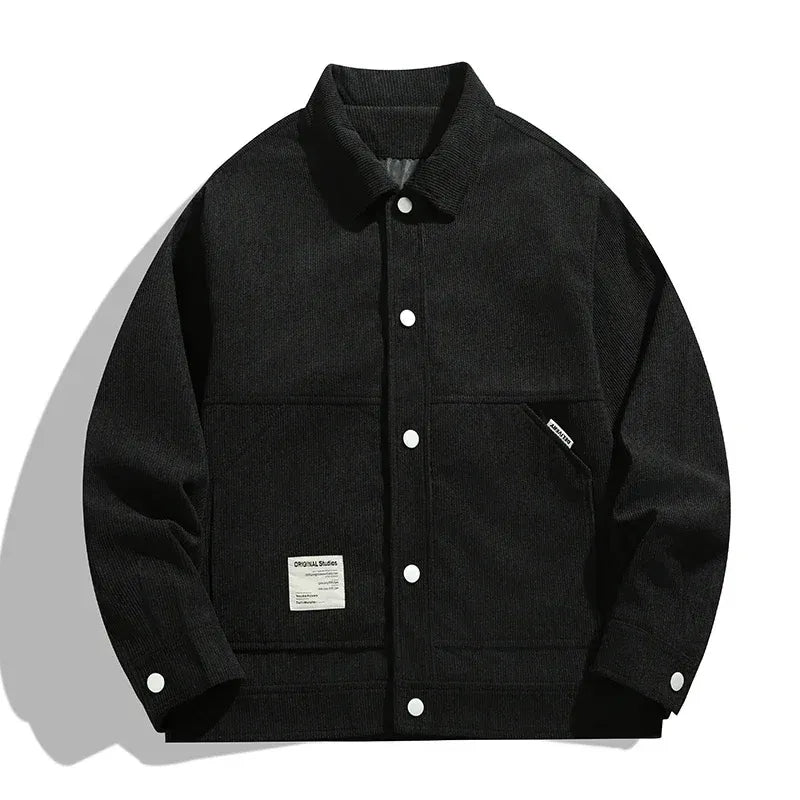 Madeline | Button-Front Corduroy Trucker Jacket for Women