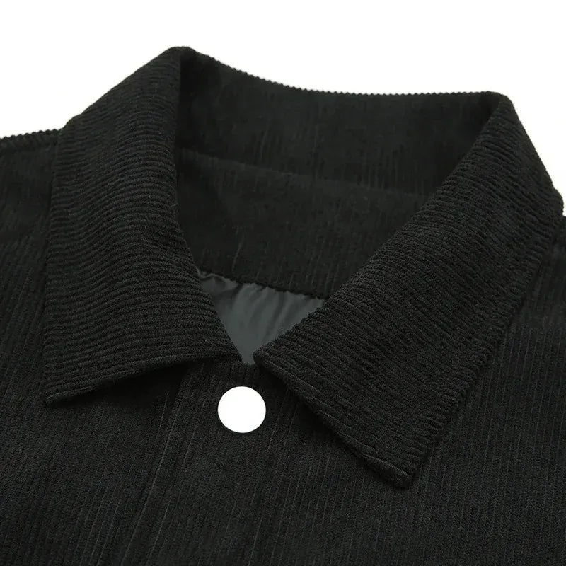 Madeline | Button-Front Corduroy Trucker Jacket for Women
