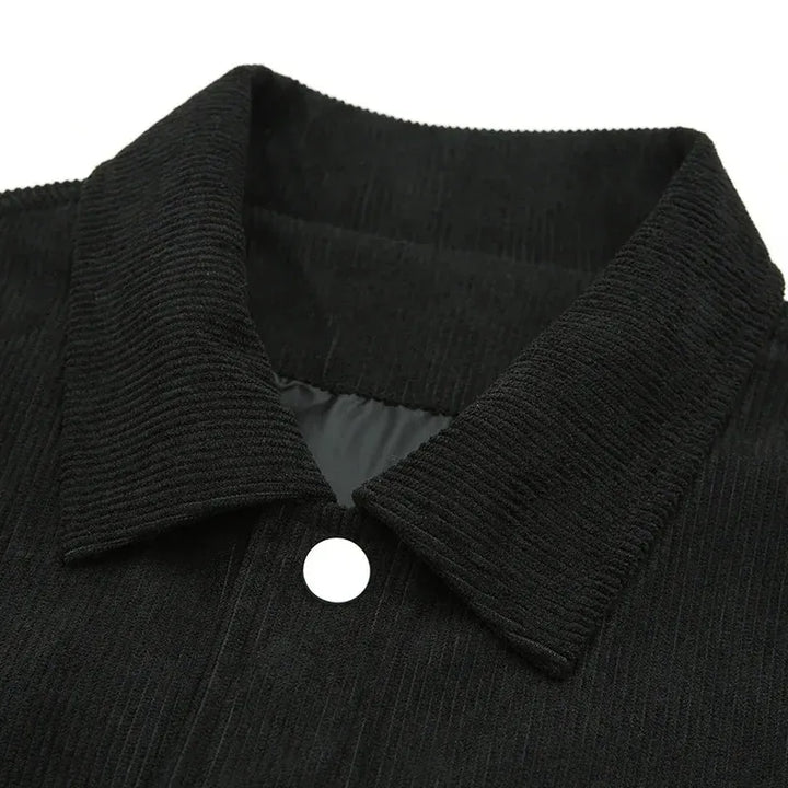 Madeline | Button-Front Corduroy Trucker Jacket for Women