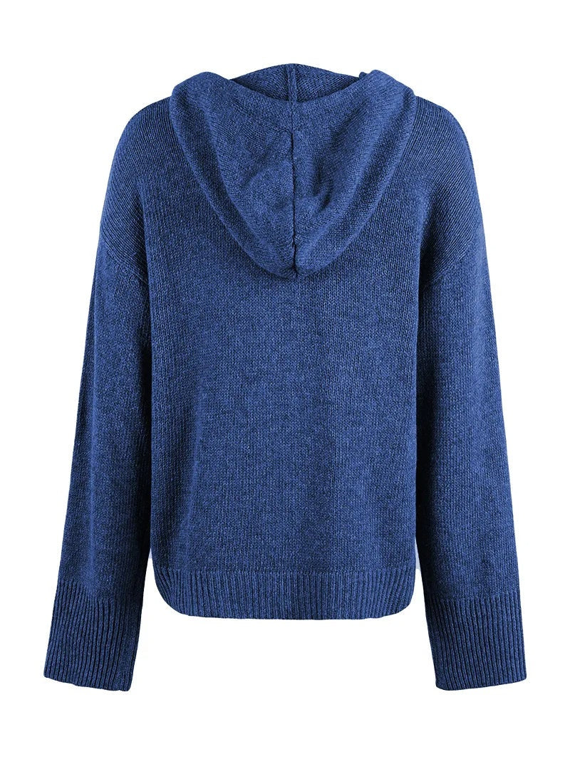 Cordelia | Hooded Button-Front Cardigan for Women