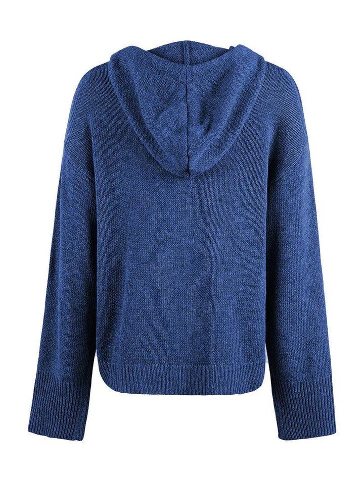 Cordelia | Hooded Button-Front Cardigan for Women