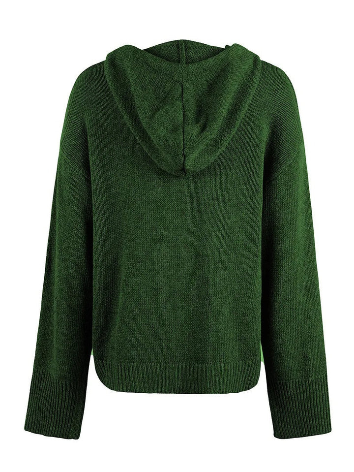 Cordelia | Hooded Button-Front Cardigan for Women
