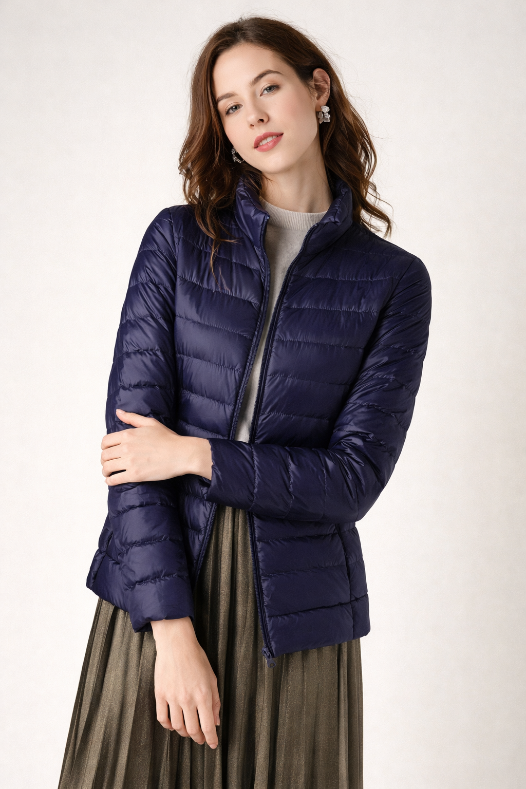 Esther | Cropped Quilted Puffer Jacket for Women