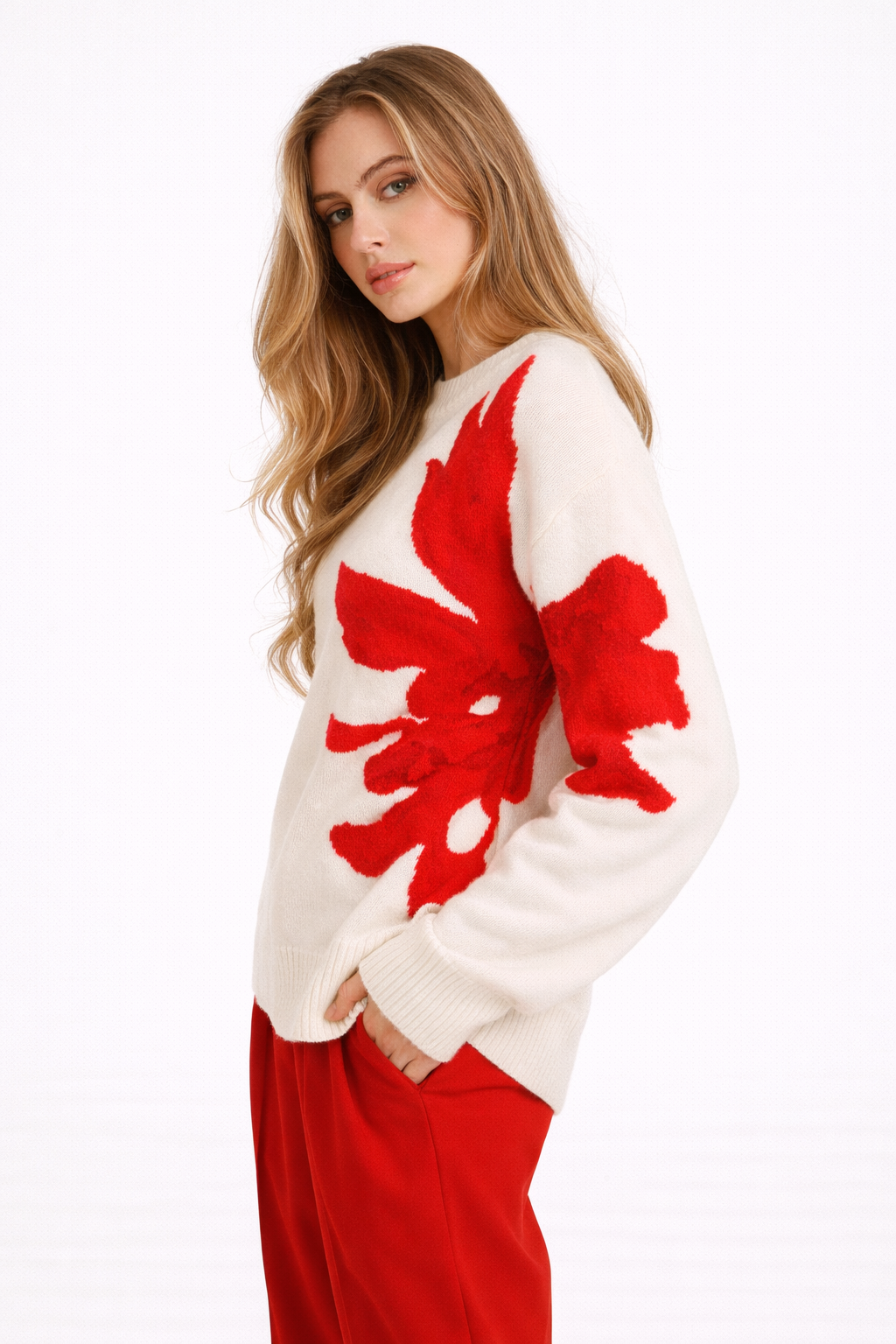 Kaitlyn | Floral Sweater for Women