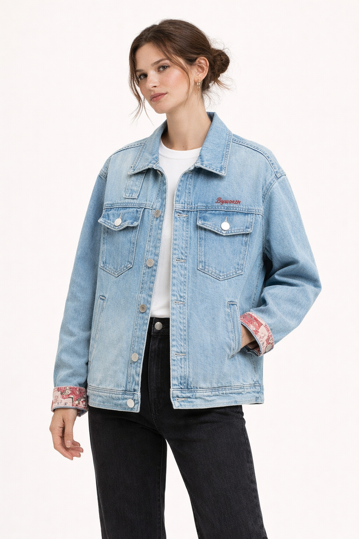 Lauren | Relaxed Denim Jean Jacket for Women