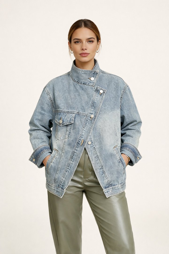 Kylie | Oversized Denim Jean Jacket for Women