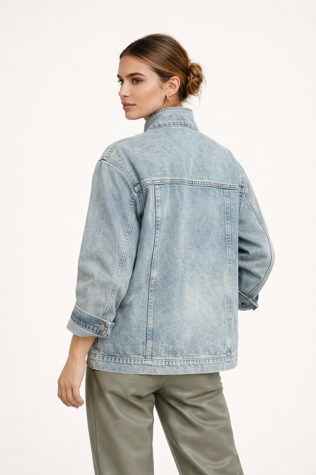 Kylie | Oversized Denim Jean Jacket for Women