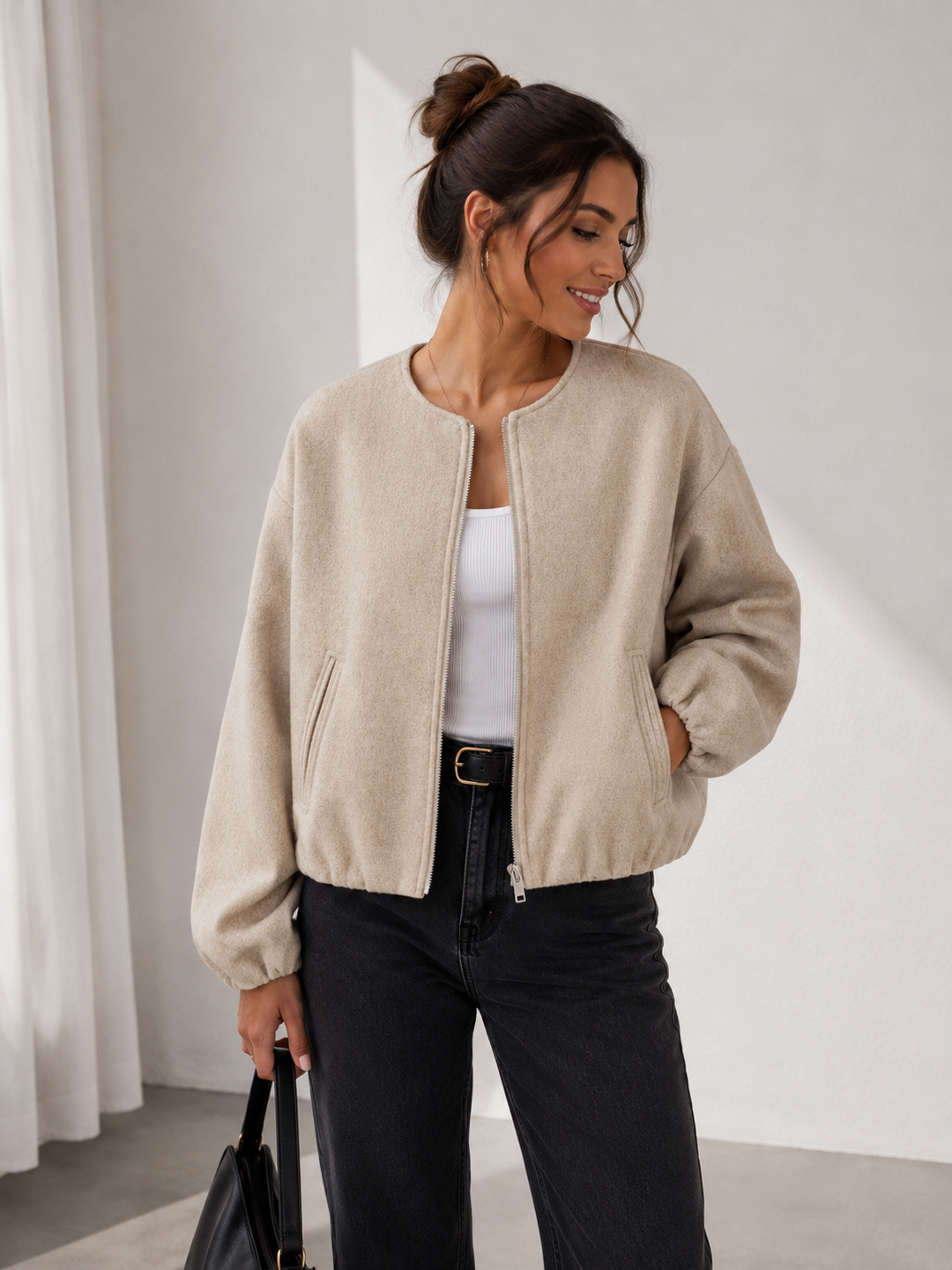 Jade | Short Zip-Up Jacket for Women
