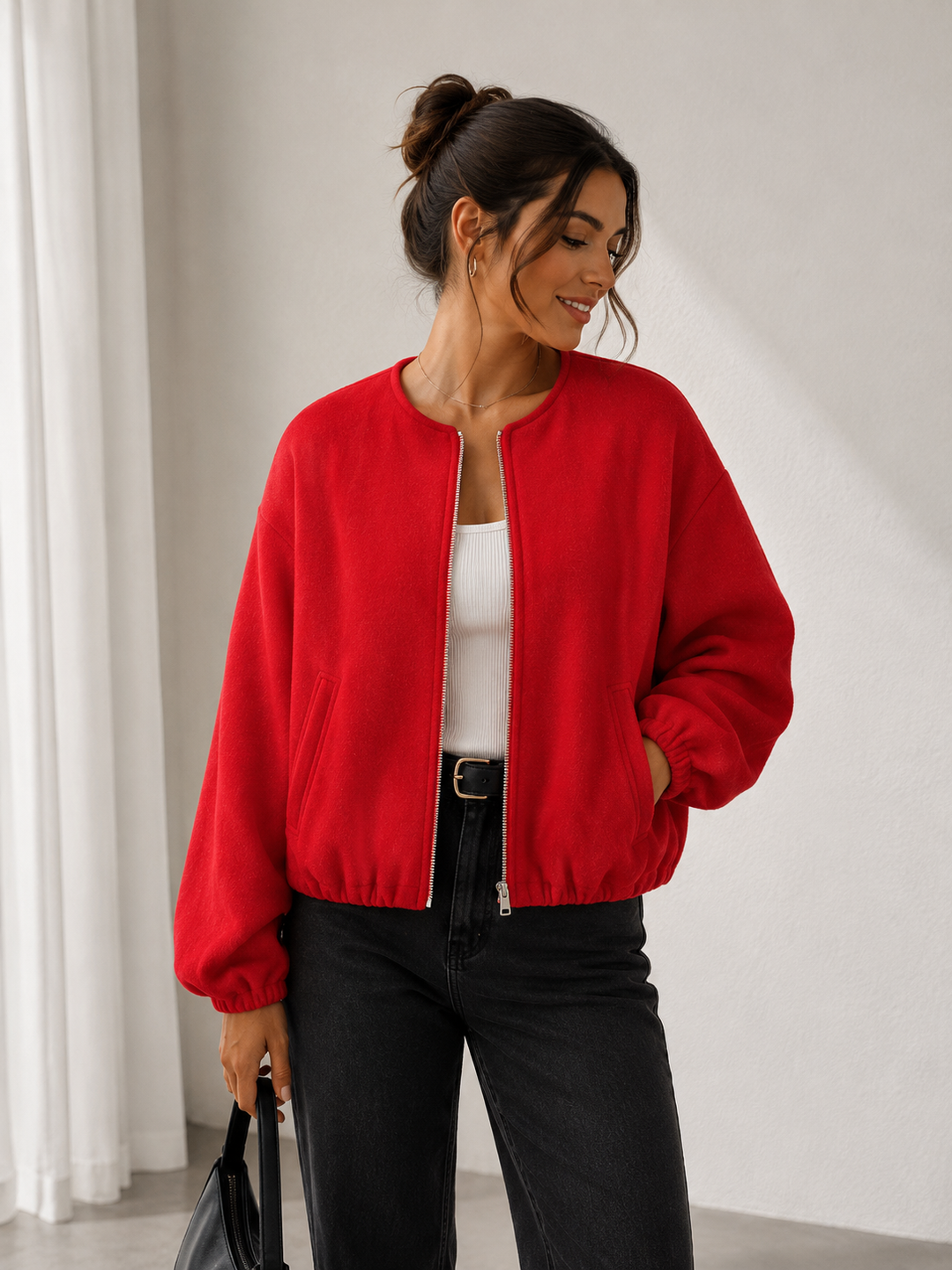 Jade | Short Zip-Up Jacket for Women