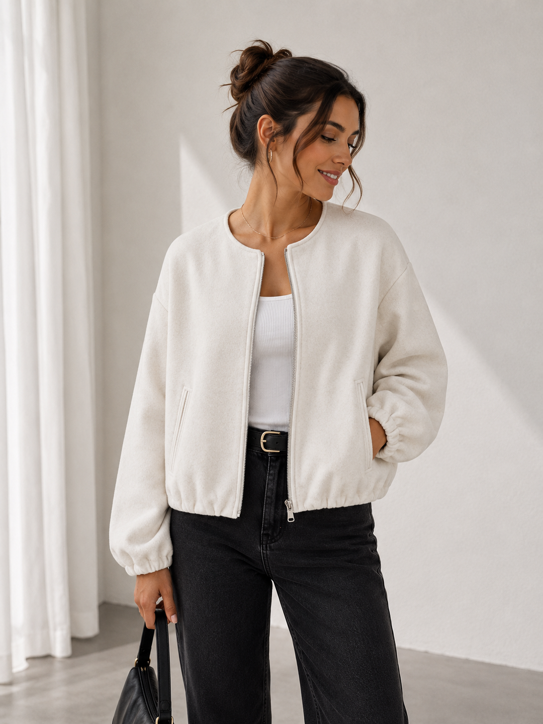 Jade | Short Zip-Up Jacket for Women