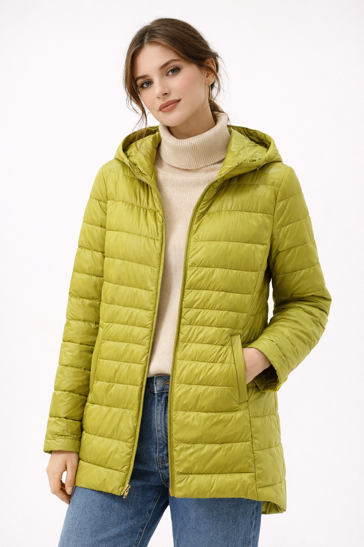 Catherine | Hooded Quilted Puffer Jacket for Women