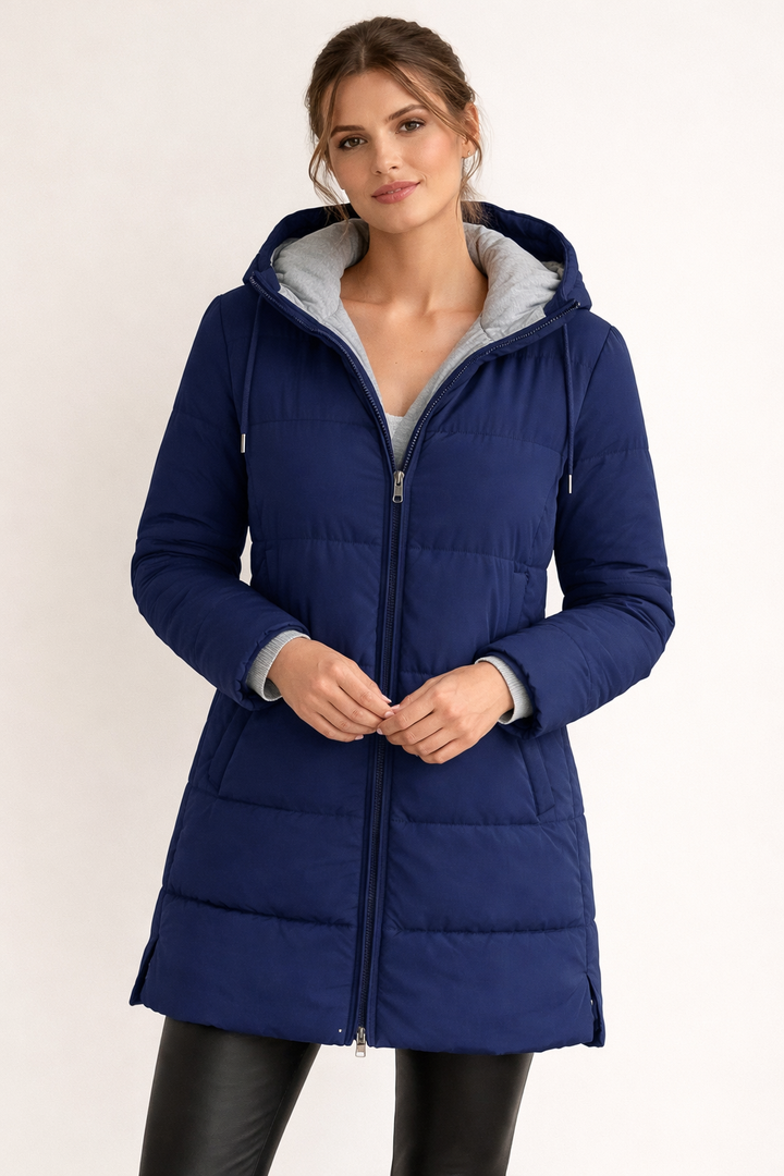 Pamela | Hooded Zip-Up Puffer Jacket for Women