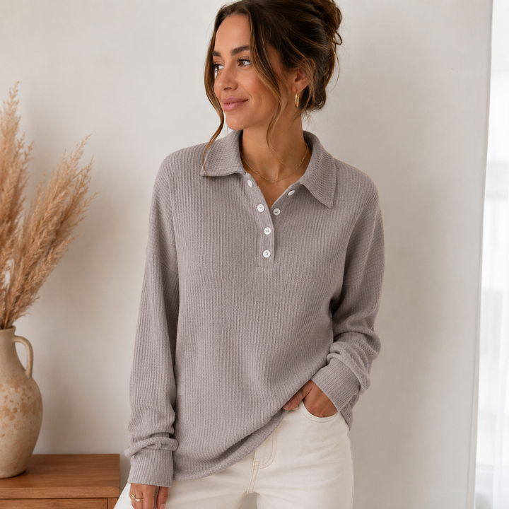 Carmen | Waffle Knit Sweater for Women