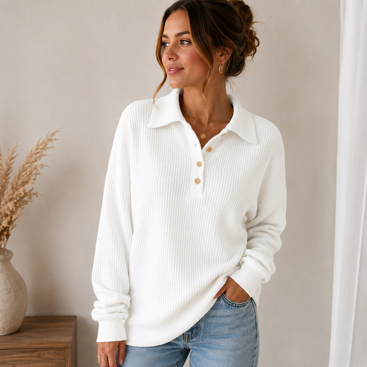 Carmen | Waffle Knit Sweater for Women