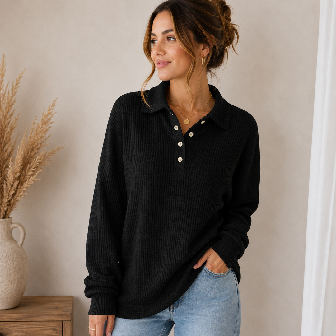 Carmen | Waffle Knit Sweater for Women