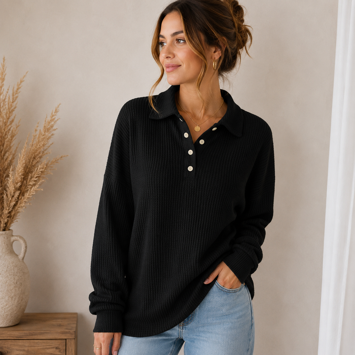 Carmen | Waffle Knit Sweater for Women