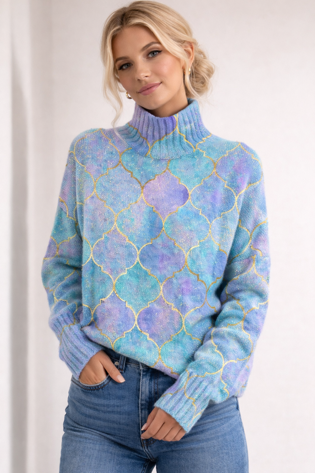 Kelly | High Neck Sweater for Women