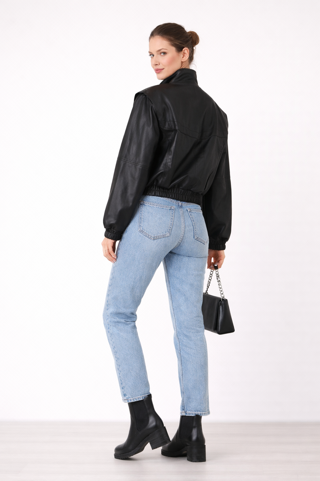 Morgan | Short High Collar Jacket for Women