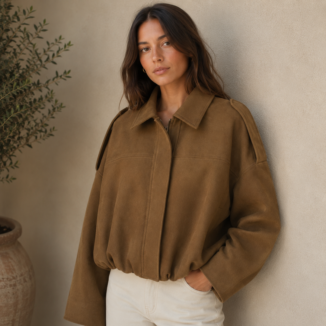 Danielle | Cropped Oversized Jacket for Women