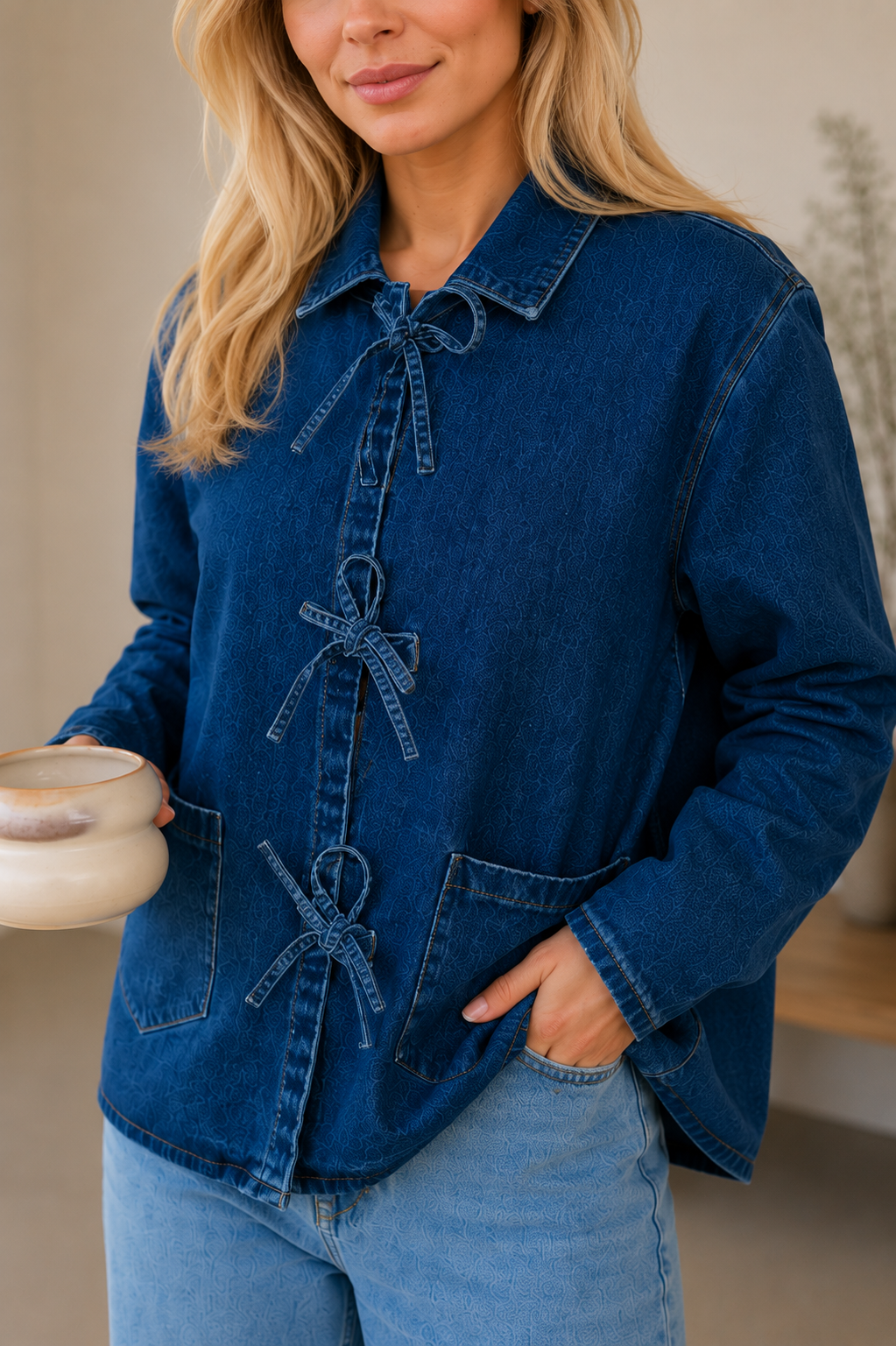 Jane | Relaxed Denim Jean Jacket for Women