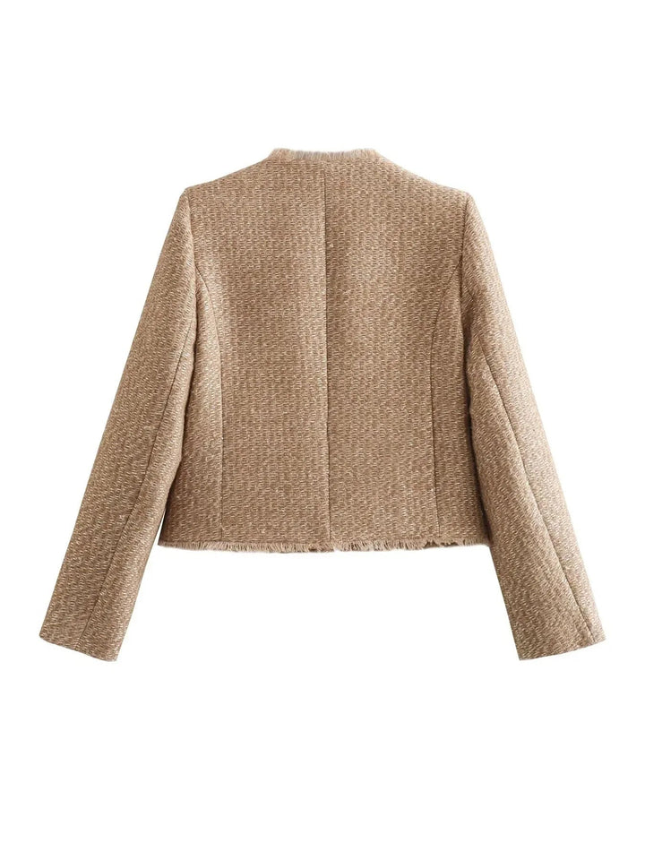 Ophelia | Cropped Button-Front Cardigan for Women