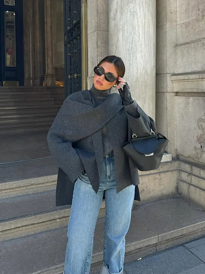 Brooke | Elegant Cape Coat for Women