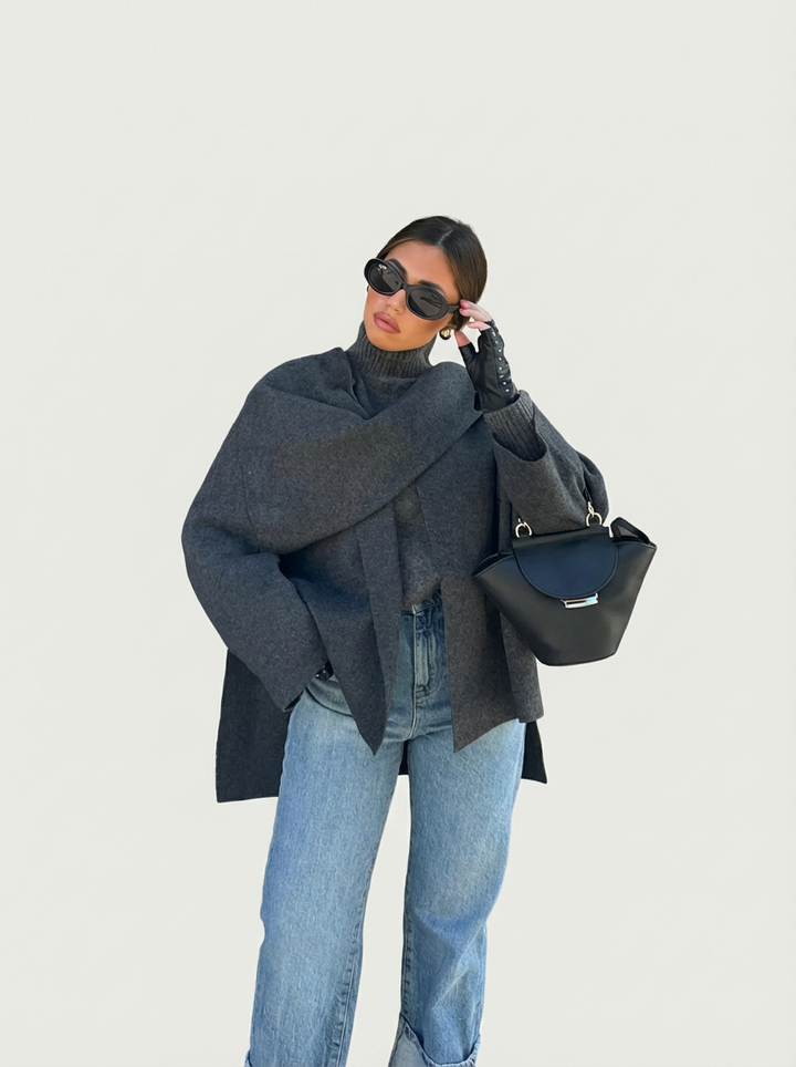 Brooke | Elegant Cape Coat for Women