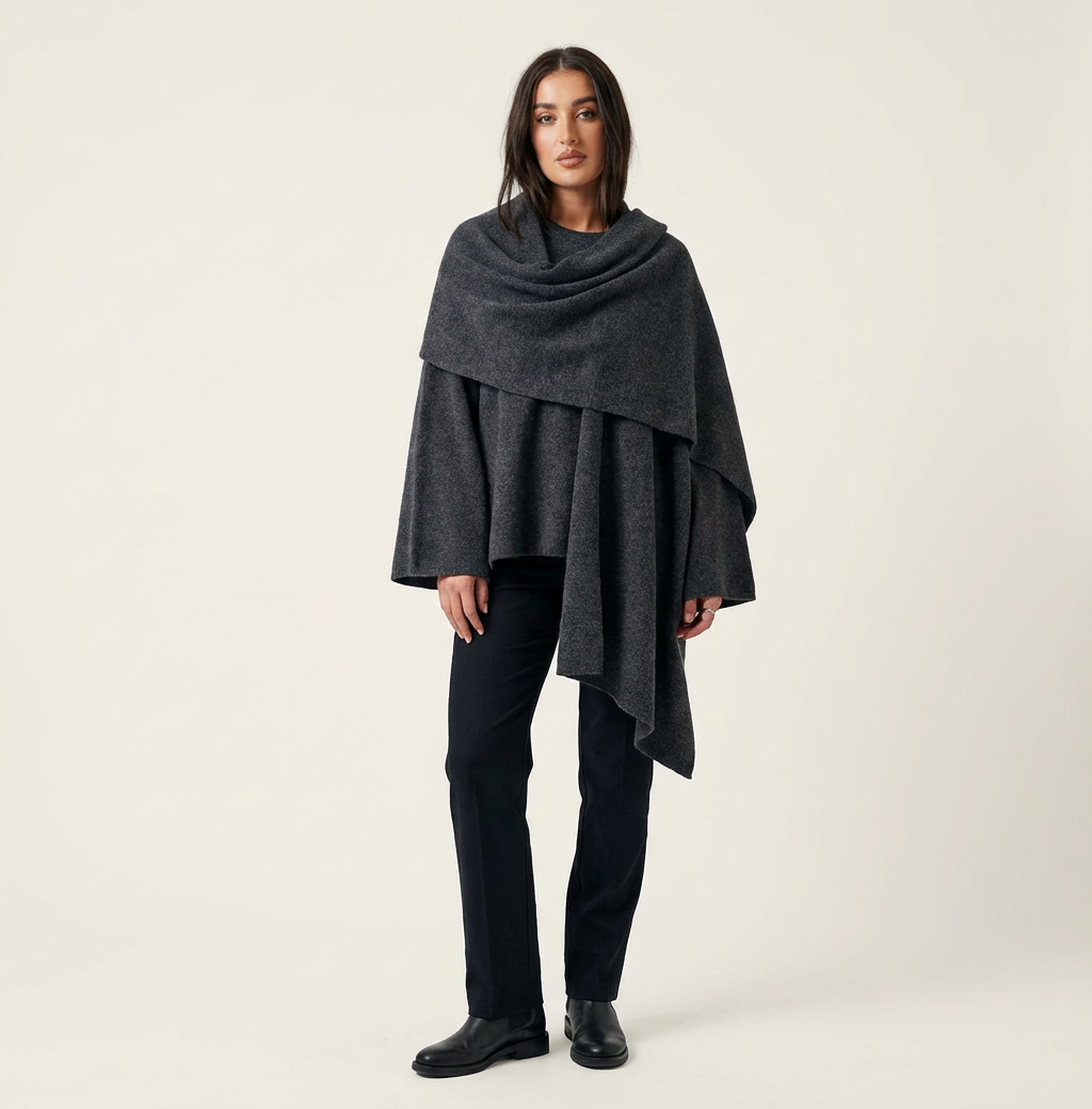 Brooke | Elegant Cape Coat for Women