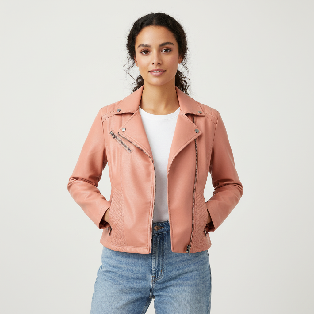 Delilah | Faux Leather Jacket for Women