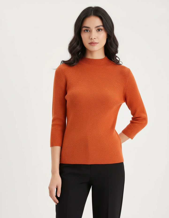 Gemma | Ribbed Knit Top for Women