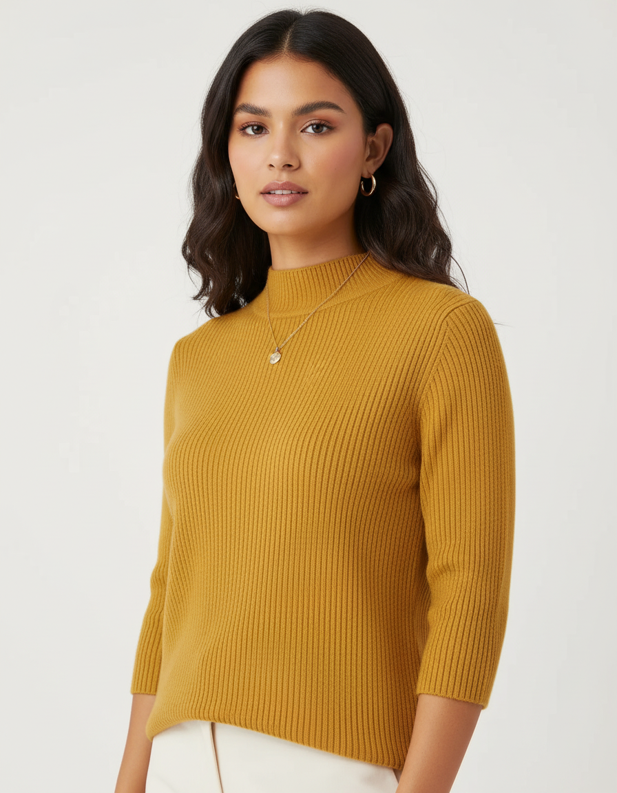 Gemma | Ribbed Knit Top for Women