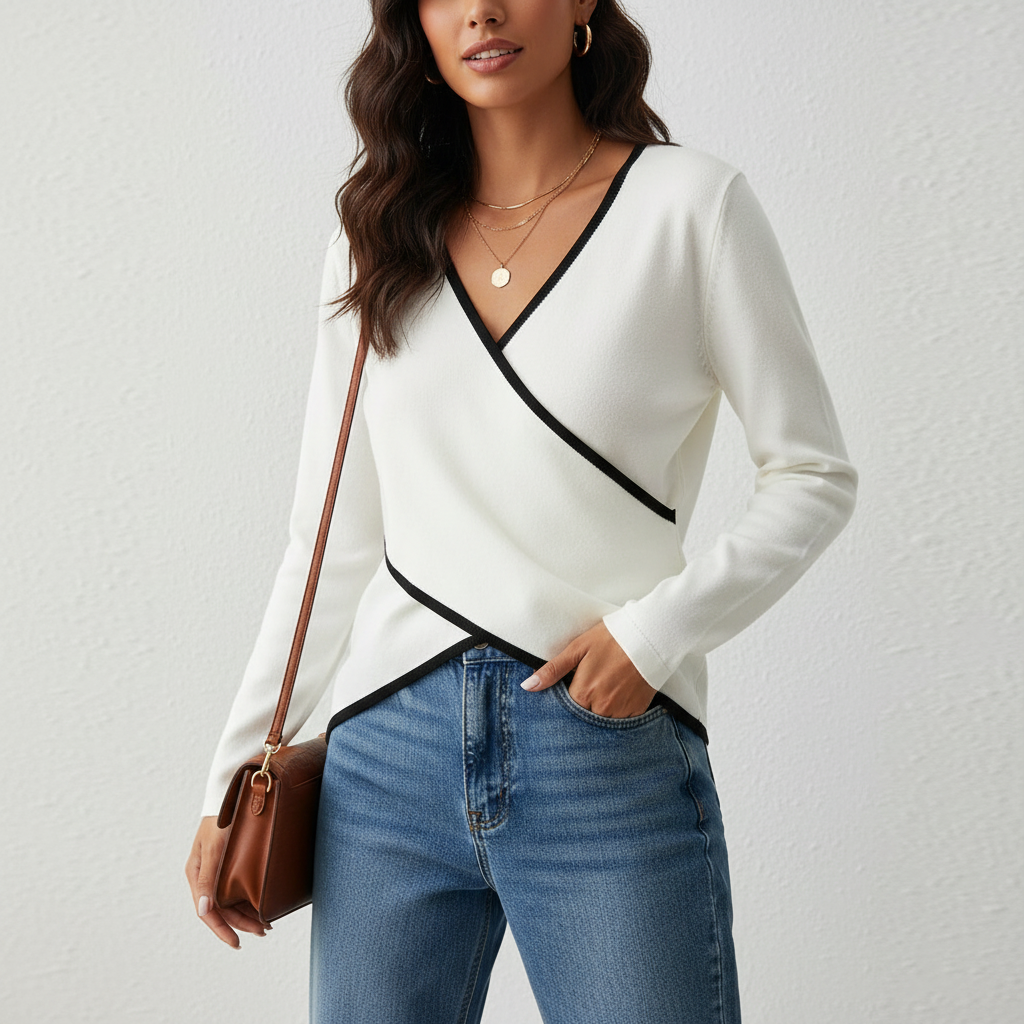 Elsie | V-Neck Wrap Top for Women