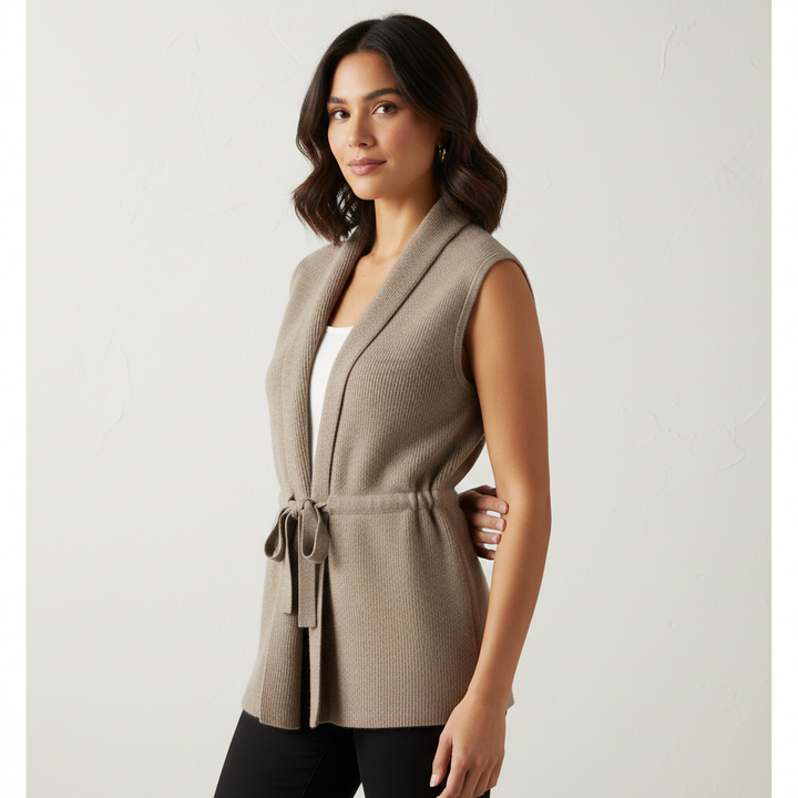 Philippa | Sleeveless Knit Vest for Women