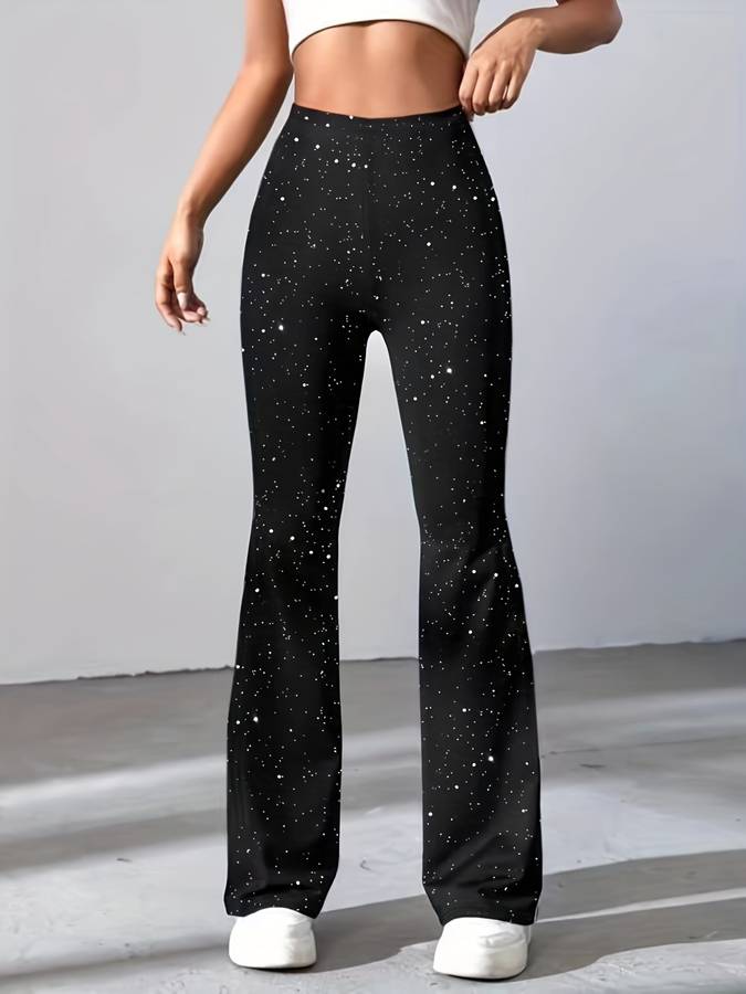 Elena Bellucci | Glitter Flared Pants For Women