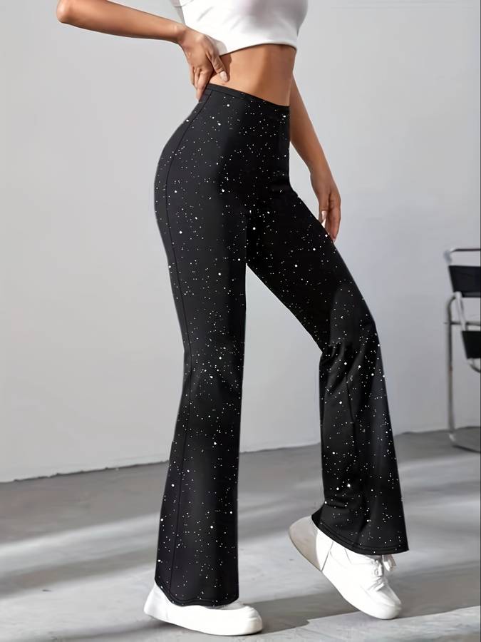 Elena Bellucci | Glitter Flared Pants For Women