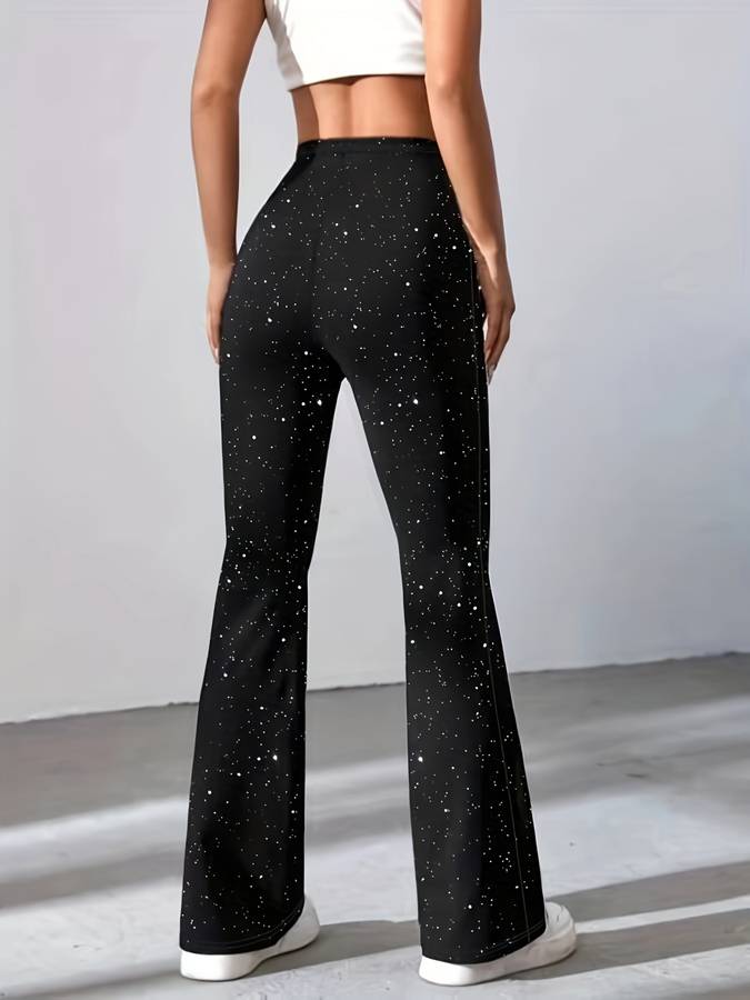 Elena Bellucci | Glitter Flared Pants For Women