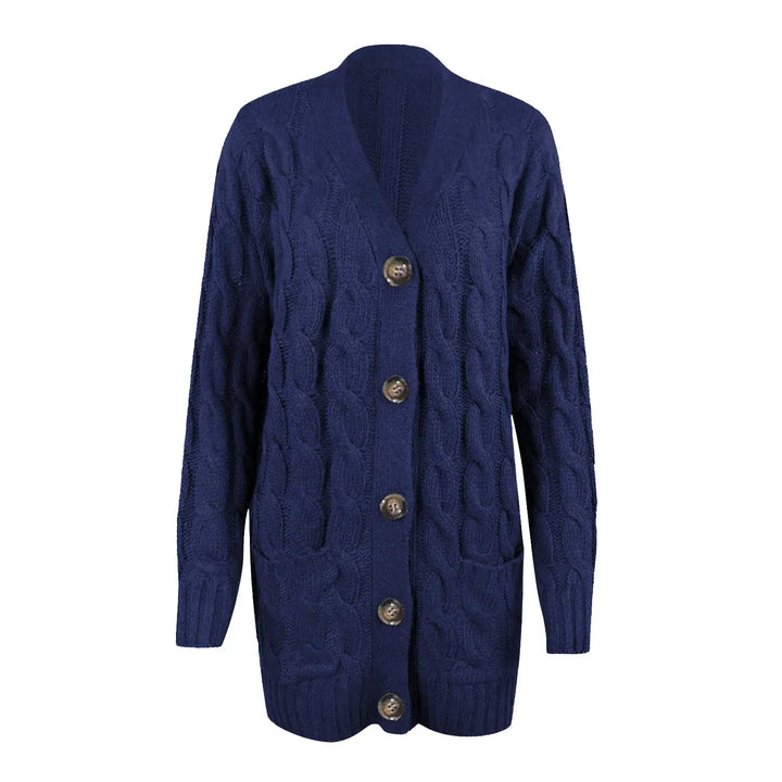 Noelle | Cable Knit Longline Cardigan for Women