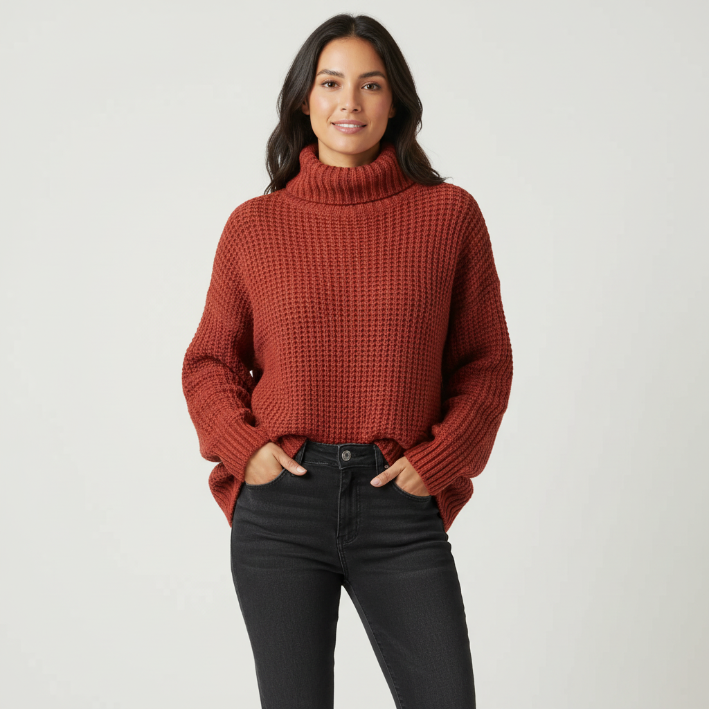 Allison | High Neck Sweater for Women