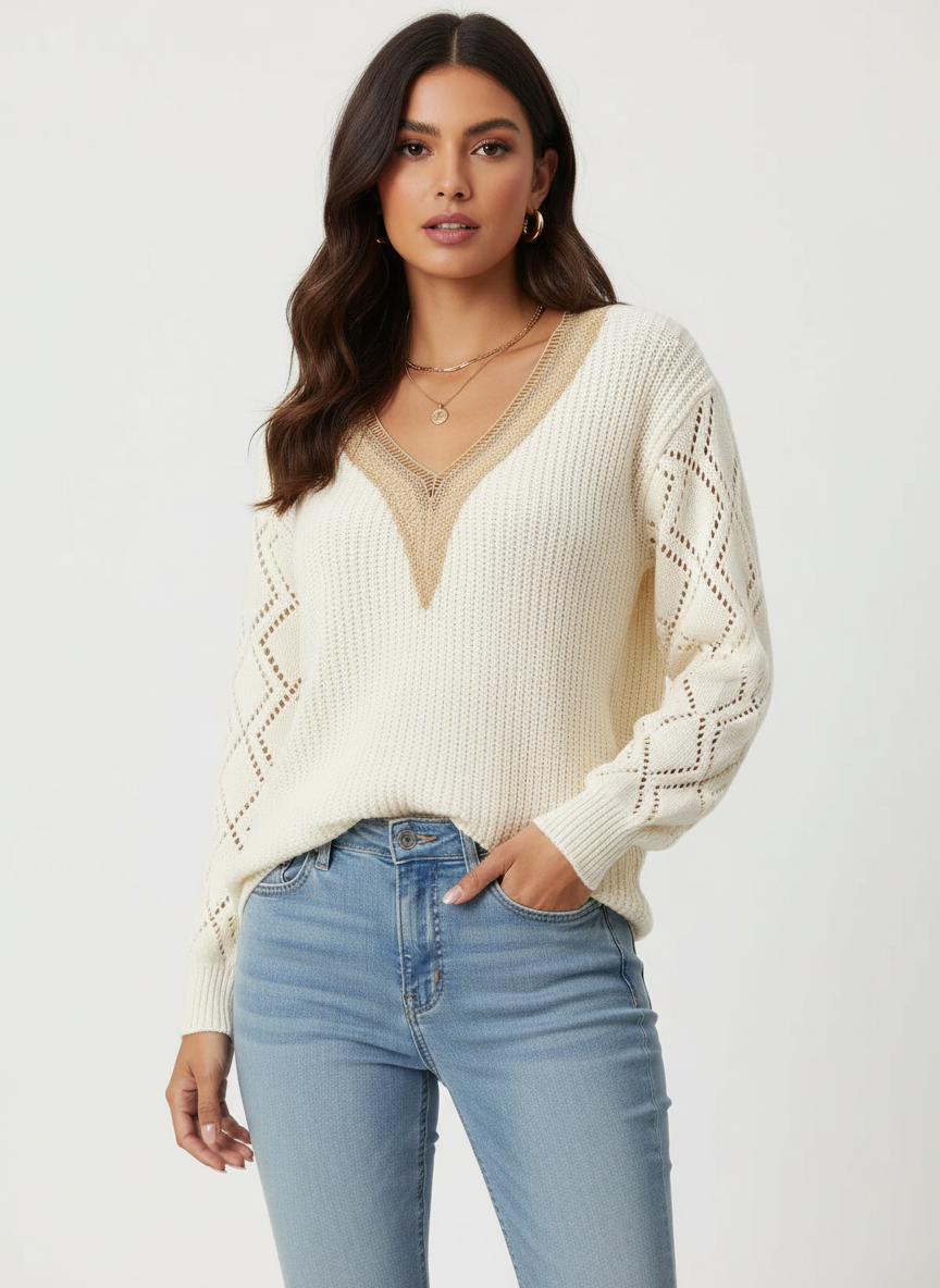 Everly | V-Neck Sweater for Women