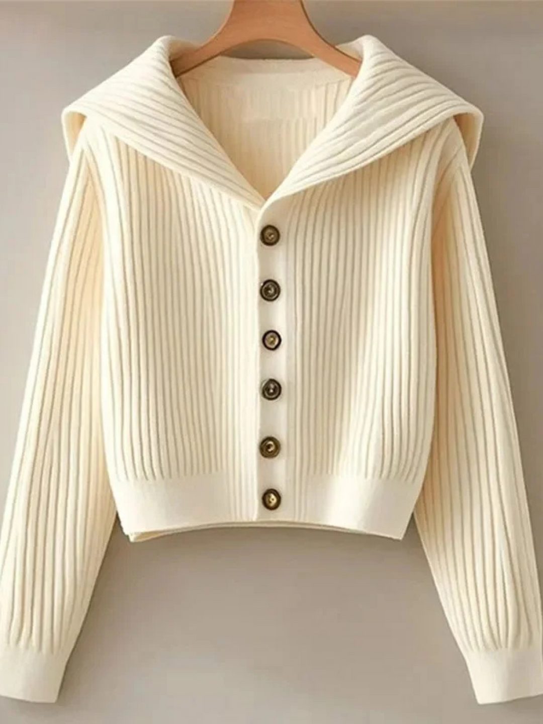 Adriana | Cropped Ribbed Cardigan for Women