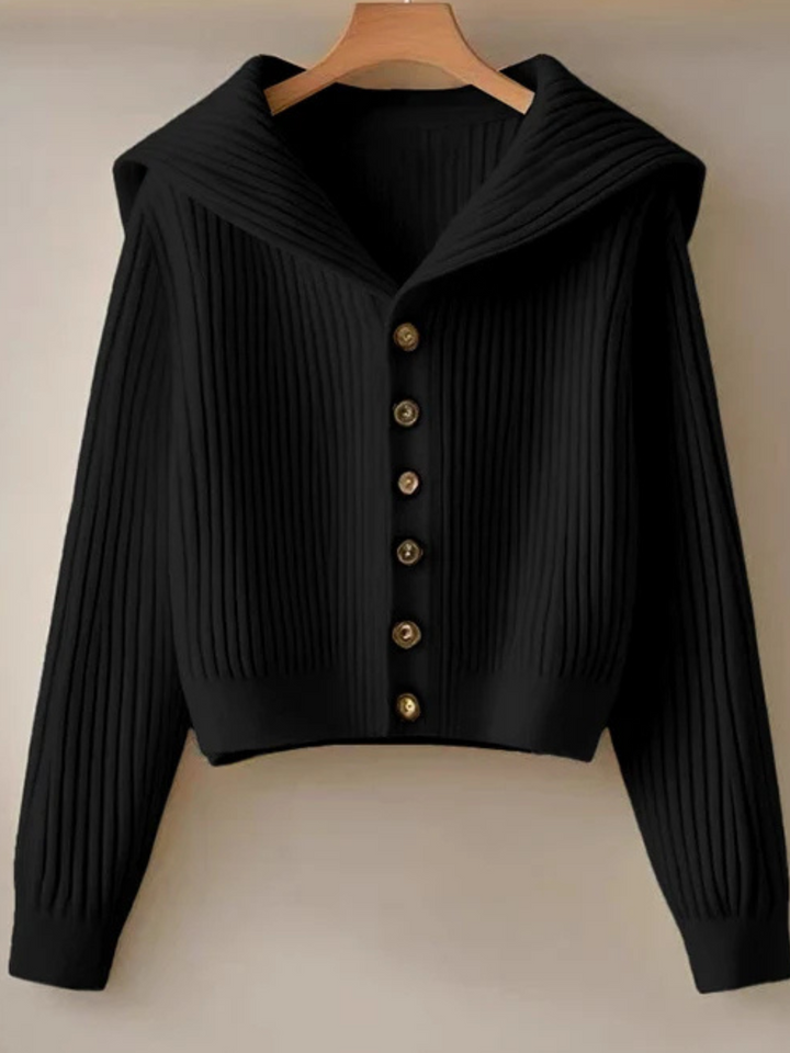 Adriana | Cropped Ribbed Cardigan for Women