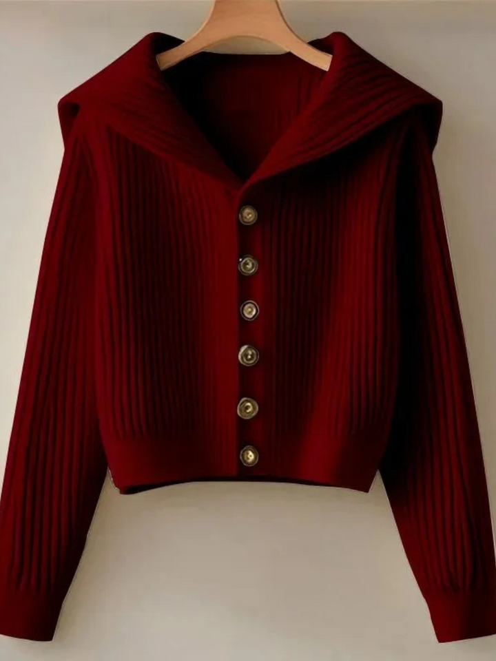 Adriana | Cropped Ribbed Cardigan for Women