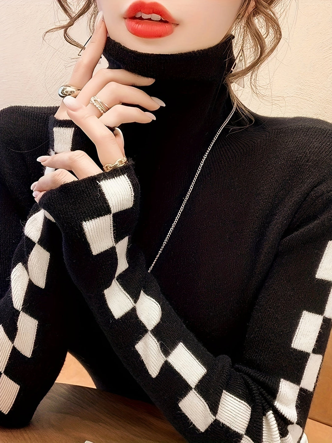 Faith | Graphic Ribbed Sweater for Women
